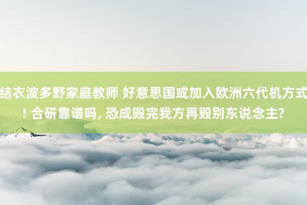 结衣波多野家庭教师 好意思国或加入欧洲六代机方式! 合研靠谱吗， 恐成毁完我方再毁别东说念主?