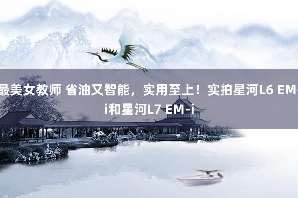 最美女教师 省油又智能，实用至上！实拍星河L6 EM-i和星河L7 EM-i