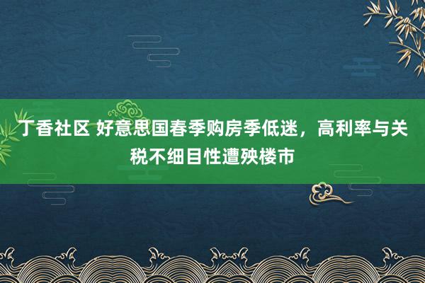 丁香社区 好意思国春季购房季低迷，高利率与关税不细目性遭殃楼市